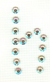 Hot Fix Rhinestone Letter h